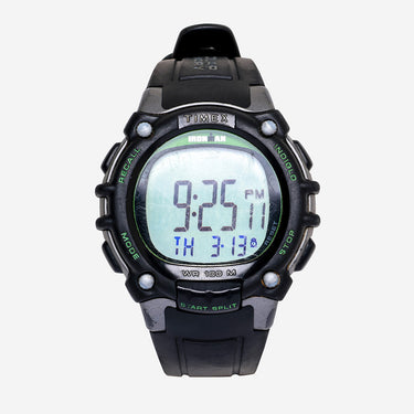 Timex Rewound Ironman Green and Gray Black Quartz Digital Watch