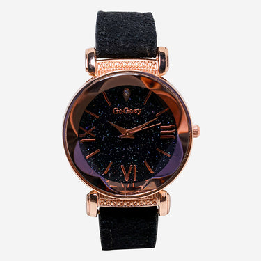 GoGoey Rewound Rose Gold and Black Quartz Analog Watch