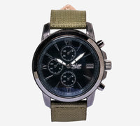 Softech Rewound Silver and Green Quartz Analog Watch