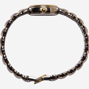 Sergio Valente Rewound Silver and Gold Metal Bracelet Quartz Analog Watch
