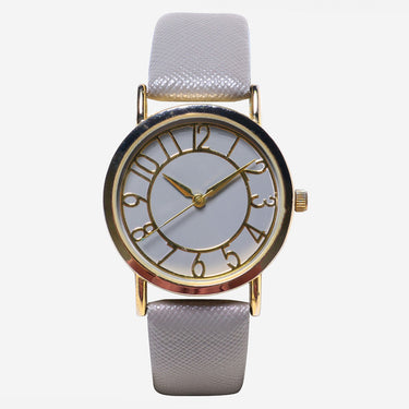 Geneva Rewound Gold and Gray Quartz Analog Watch