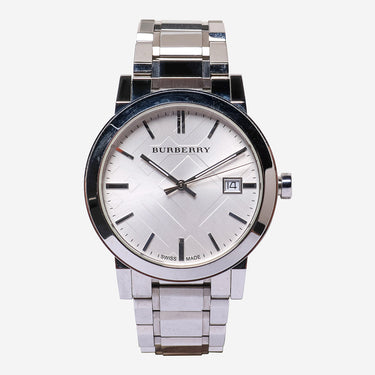 Burberry Rewound Silver Metal Bracelet Quartz Analog Watch
