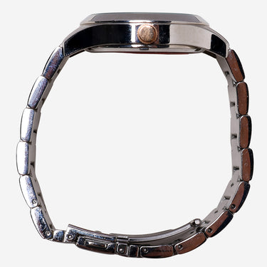 Kenneth Cole Rewound Silver Diamond Metal Bracelet Quartz Analog Watch