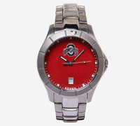 Fossil Rewound Red and Silver Quartz Analog Watch