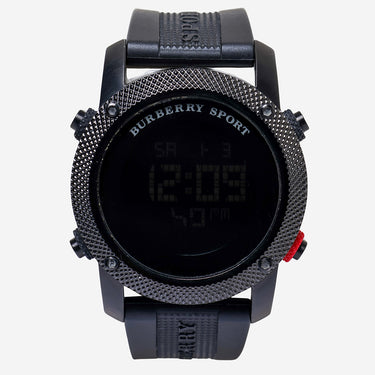 Burberry Rewound Black Sport Quartz Digital Watch