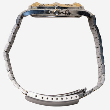Elements Rewound Gold Silver Bracelet Quartz Analog Watch