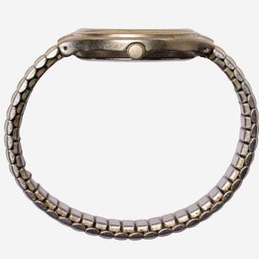 Milan Rewound Silver and Gold Metal Bracelet Quartz Analog Watch