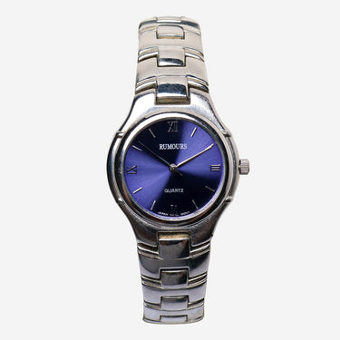 Rumours Rewound Blue and Silver Metal Bracelet Quartz Analog Watch