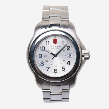 Victorinox Rewound Silver Quartz Analog Watch