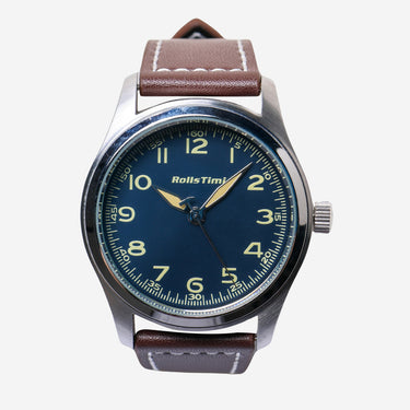 Rolls Timi Rewound Blue and Brown Quartz Analog Watch