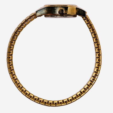 Timex Rewound Little Gold Metal Bracelet Quartz Analog Watch