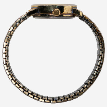 Timex Rewound Little Round Gold Metal Bracelet Quartz Analog Watch