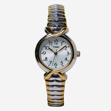 Constantin Rewound Gold and Silver Metal Bracelet Quartz Analog Watch