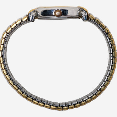 Constantin Rewound Gold and Silver Metal Bracelet Quartz Analog Watch