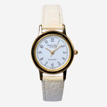 Gruen Rewound Vanity Fair White Quartz Analog Watch