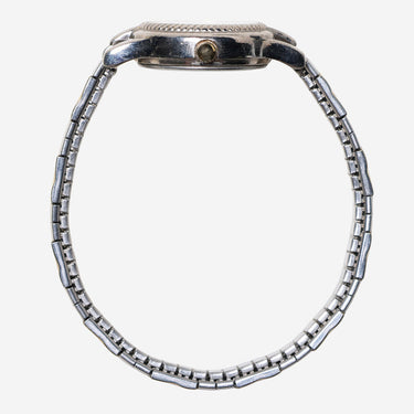 Carriage Rewound Silver, Gold and White Bracelet Quartz Analog Watch 25mm