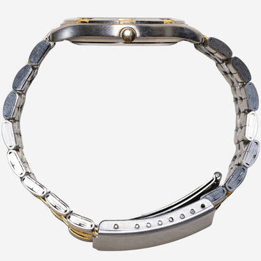 Great Land Rewound Silver and Gold Bracelet Quartz Analog Watch 35mm