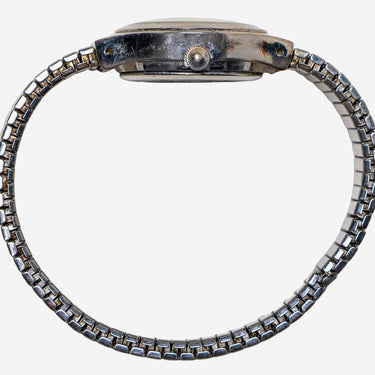 Embassy Rewound Silver Metal Bracelet Quartz Analog Watch 25mm