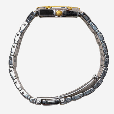 Seiko Rewound Gold and Silver Colored Quartz Analog Watch 25mm