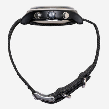 Timex Rewound Black Chronograph Quartz Analog Watch 40mm