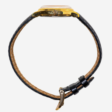 Lorus Rewound Minnie Mouse Black and Gold Colored Quartz Analog Watch 25mm