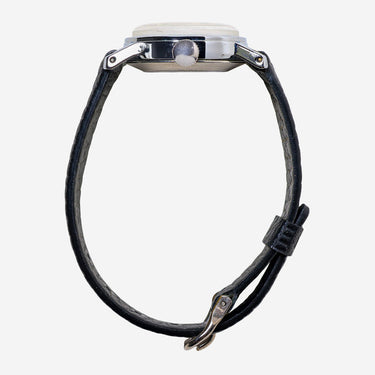 Timex Rewound Silver Colored and Black Mechanical Watch 25mm