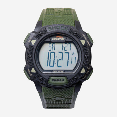 Timex Rewound Expedition Black and Green Quartz Digital Watch 40mm