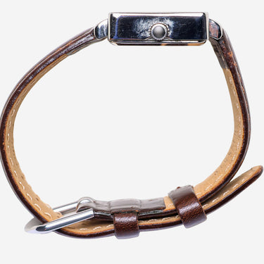 Disney Rewound Tigger Silver Colored and Brown Quartz Analog Watch 35mm