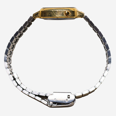 Casio Rewound Gold Colored Quartz Digital Watch 20mm