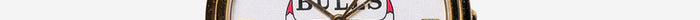 Bulova Rewound Chicago Bulls Gold Colored and Brown Quartz Analog Watch 30mm