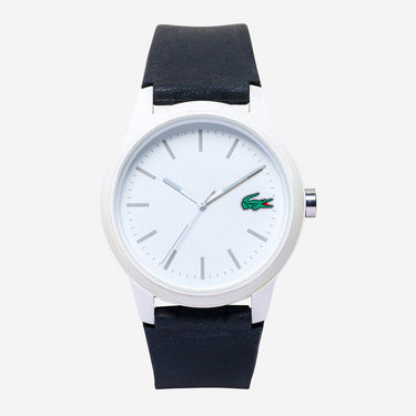 Lacoste Rewound White and Black Quartz Analog Watch 40mm