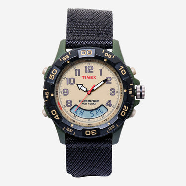 Timex Rewound Expedition Black and Green Quartz Analog Watch 40mm