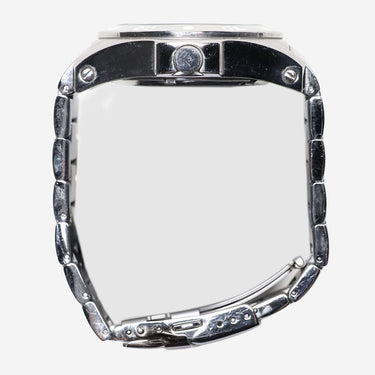 Armitron Rewound Silver Colored Metal Bracelet Automatic Watch 45mm