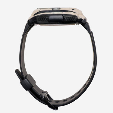 Casio Rewound Silver Colored and Black Quartz Analog Watch 40mm