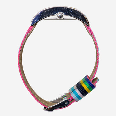 Anne Klein Rewound Silver and Muti-Colored Quartz Analog 20mm