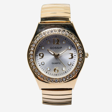 Gossip Rewound Gold Colored Bracelet Quartz Analog Watch 35mm