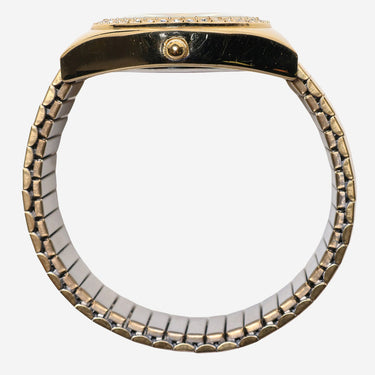 Gossip Rewound Gold Colored Bracelet Quartz Analog Watch 35mm