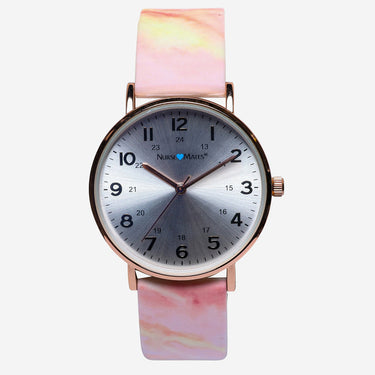 Nurse Mates Rewound Gold and Multi-Colored Quartz Analog Watch 35mm