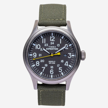 Timex Rewound Expedition Black and Green Quartz Analog Watch 40mm