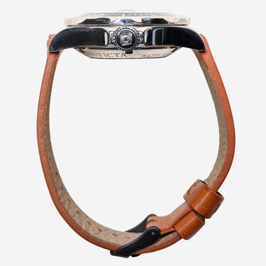 Invicta Rewound Black and Brown Automatic Watch 40mm