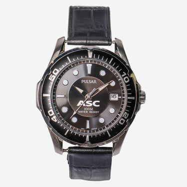 Pulsar Rewound ASC Black Quartz Analog Watch 40mm