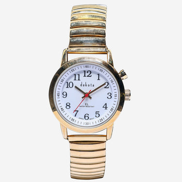 Dakota Rewound White and Gold Colored Quartz Analog Watch 30mm