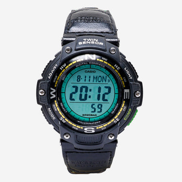 Casio Rewound Green and Black Quartz Digital Watch 45mm