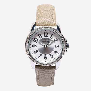 Invicta Rewound Angel Silver Colored and Gray Quartz analog Watch 30mm