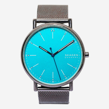 Skagen Rewound Blue and Black Quartz Analog Watch 40mm