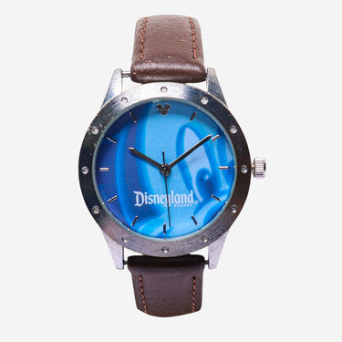 Disney Rewound Micky Mouse Blue and Brown Quartz Analog Watch 30mm