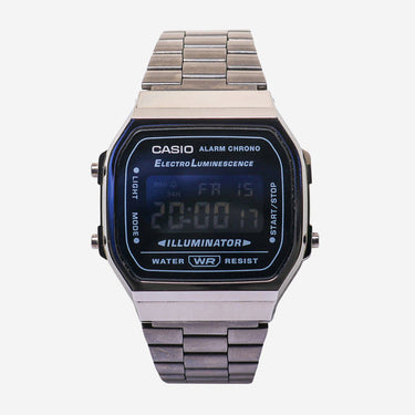 Casio Rewound Black and Gray Quartz Digital Watch 35mm