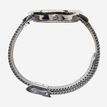 Larrson & Jennings Rewound Silver Colored Metal Bracelet Quartz Analog Watch 40mm