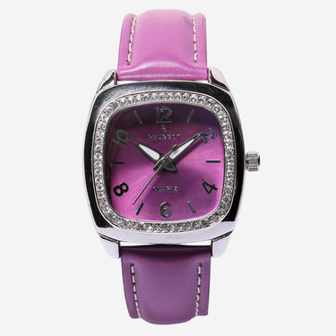 Peugeot Rewound Square Purple Quartz Analog Watch