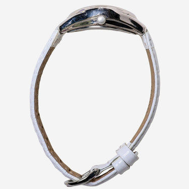 Ecclissi Rewound White and Silver Colored Quartz Analog Watch 25mm